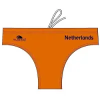 Turbo Holland Swimming Brief Orange M Homme