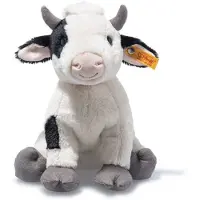 Steiff Vache en peluche Cobb animal en peluche blanc 24 cm - vache douce à câliner