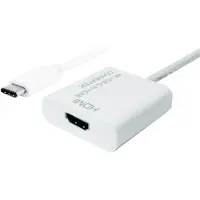 Value Valeur USB 3.1 - HDMI 0,1 m USB Type-C Blanc