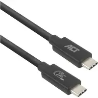 ACT Câble USB-C - USB-C, 2 m, USB4, 20 Gbps, 240 W, USB-IF
