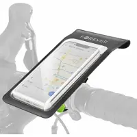 Forever Support Rotatif Vélo pour Smartphone Étanche avec Attache Guidon Noir