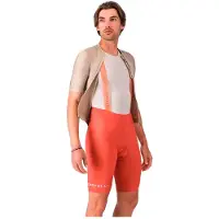 Castelli Espresso 2 Bib Shorts Rouge,Orange M Homme