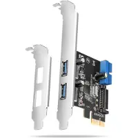 Axagon Pceu232rs 2+2x Usb 5gbps Pcie Card Clair