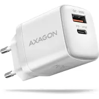 Axagon ACU-PQ30W Ladegerät QC3.0.4.0/AFC/FCP/PPS/Apple+ PD USB-C 30W - weiß - USB Typ C Téléphone portable, Smartphone, Smartwatch, Tablette, Universal White AC Fast charging Indoor