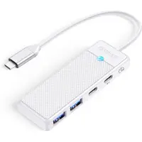 ORICO Hub USB PAPW2AC-C3 avec 4 ports (2x USB-A 3.0, 1x USB-C 3.0)