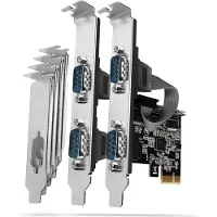 Axagon PCEA-PSN Adaptateur PCIe avec 4x ports série - chipset ASIX AX99100