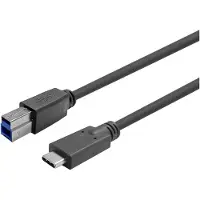 VivoLink Câble USB - - PROUSBCBMM7.5 - 7,5 m - USB 3.2 Gen 1 - USB C vers USB B - Noir