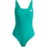 Adidas Maillot de bain sport 'Ess' turquoise / blanc