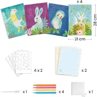Djeco Jeu créatif de décoration avec du papier,