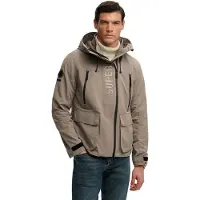 Superdry Ultimate Embroidered Winbreaker Jacket Beige S Homme