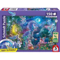 Sonstige Verlage Puzzle - SPIELE - Le conte de fées de la licorne - 150 pièces - À partir de 7 ans