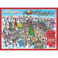 Adlibris Puzzle 1000 pieces DoodleTown : 12 Days of Christmas (1000 pièces)