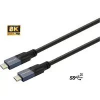 VivoLink PROUSBCMM7.5 Câble USB 7,5 m USB 3.2 Gen 2 (3.1 Gen 2) USB C Noir (PROUSBCMM7.5)