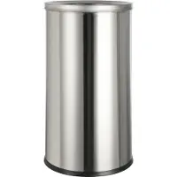 Elevar SP-SWB-001 SP-13503828 Abfalleimer 50 l (Ø x H) 380 mm x 730 mm Edelstah, Poubelle, Argent