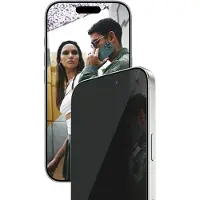 PanzerGlass Verre Trempé iPhone 17 Ultra Wide Fit avec EasyAligner Anti-espion Noir transparent