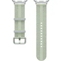 Samsung Bracelet Athleisure original pour Galaxy Watch 9 (40/44mm) / Watch 8 (40/44mm) / Classic (46mm) - Taille S/M - Sage