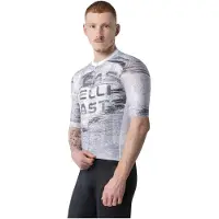 Castelli Stratus Logo Short Sleeve Jersey Blanc S Homme