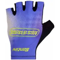 Santini Tdf Alpe D´huez Short Gloves Violet XL