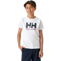 Helly Hansen Logo Short Sleeve T-shirt Blanc 12 Years Garçon
