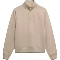 Superdry pour femme. W2012666A Sweat Essential Logo vert (XXS), Casuel, Coton, Taupe