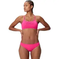 Speedo Endurance+ Logo Thin Strap Bikini Rose UK 32 Femme