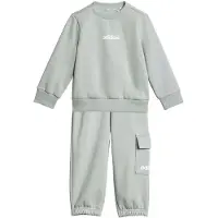 Adidas Essentials Joggers Fleece Set Vert 0-3 Months Enfants