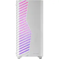Mars Gaming MC-VOLTW, Midi Tower, PC, Blanc, ATX, Micro ATX, Mini-ITX, SGCC, Verre trempé, Jeux