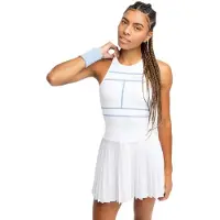 Siroko Slam Sleeveless Dress Blanc M Femme