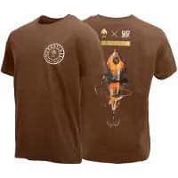 Westin T-shirt Swimlure marron foncé - T-shirt de pêche, taille : XXXL