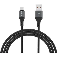 Dudao L3St Usb-A - Usb-C 5A 1,2M Câble tressé - Noir