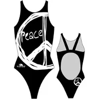 Turbo Peace Pro Resist Swimsuit Noir 9-10 Years Fille