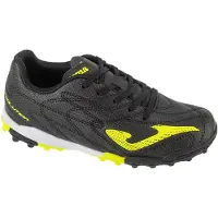 Joma Evolution Jr 2501 TF EVJW2501TF, Chaussures de Turf, pour garçons, Noir