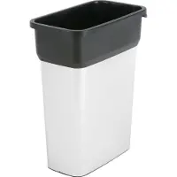 Vileda PROFESSIONAL 137729 PROFESSIONAL Geo Mülleimer 70,0 l silber, schwarz, 1 St.