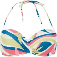 Protest Leslie 25 Bandeau Bikini Top Multicolore XL Femme
