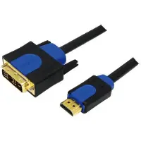 Logilink Kabel HDMI zu DVI, DVI zu HDMI 2,0 Meter