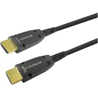 VivoLink Câble HDMI 4K à optique armée (30 m), Câble vidéo, Noir