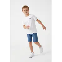 Nike T-Shirt 'WORLD CUP' bleu marine / jaune clair / or / blanc