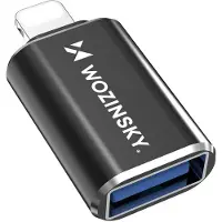 Wozinsky Adaptateur WALA-01 Lightning vers USB-A OTG - noir