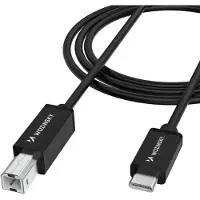 Wozinsky Câble WKDDY1S USB-B - USB-C 1 m - Noir