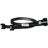 Icy Dock MB413L-B Kable MCIO 8i SFF-TA-1016 to 2x MCIO 4i SFF_TA-1016