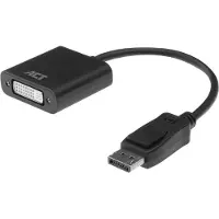 ACT AC7510 Adaptateur de câble vidéo 0,15 m DisplayPort DVI-D Noir (AC7510)