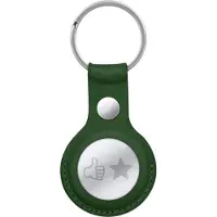 Crong Leather Case with Key Ring - Étui de protection en cuir avec porte-clés pour Apple A