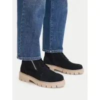 Caprice Bottines à lacets bleu nuit