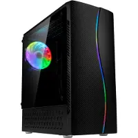 Kolink Inspire K5 ARGB, tour de taille moyenne, PC, noir, compatible ATX, micro ATX, Mini-ITX, plastique, acier, verre trempé, multi