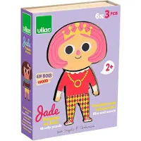 Vilac Puzzle - bois - 6x3 Briques - Jade - - UneTaille - Puzzle