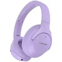 Canyon Casque sans fil OnRiff 10, Bluetooth, microphone, réduction de bruit active, violet