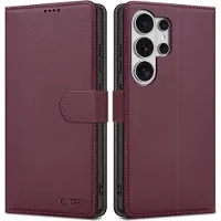 Tech-Protect Étui portefeuille pour Samsung Galaxy S26 Ultra - bordeaux