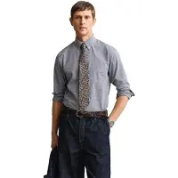 Gant 3000150 Regular Fit Long Sleeve Shirt Bleu,Gris XL Homme