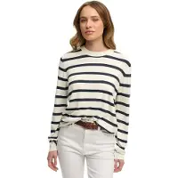 Superdry Femme Pull Léger Essential Cream Taille: 34