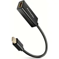 Axagon RVDM-HI14N câble vidéo et adaptateur 0,15 m Mini DisplayPort HDMI Noir